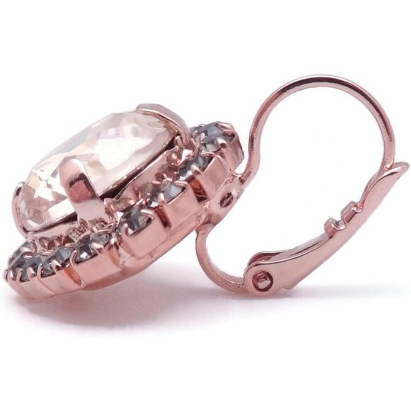 Mariana Earl Grey Rose Gold Earrings in Golden Shadow with Grey Border 1132 NWT - Picture 3 of 3